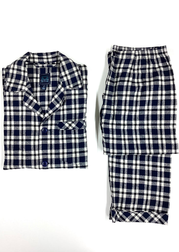 L/S Pajama, Sleepwear from Majestic International in Dark Navy S