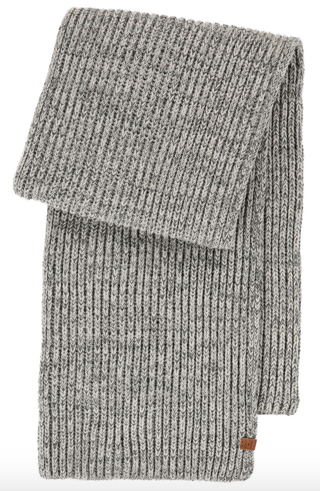 1003-02 Scarf Scarves Bickley+Mitchell Grey Twist