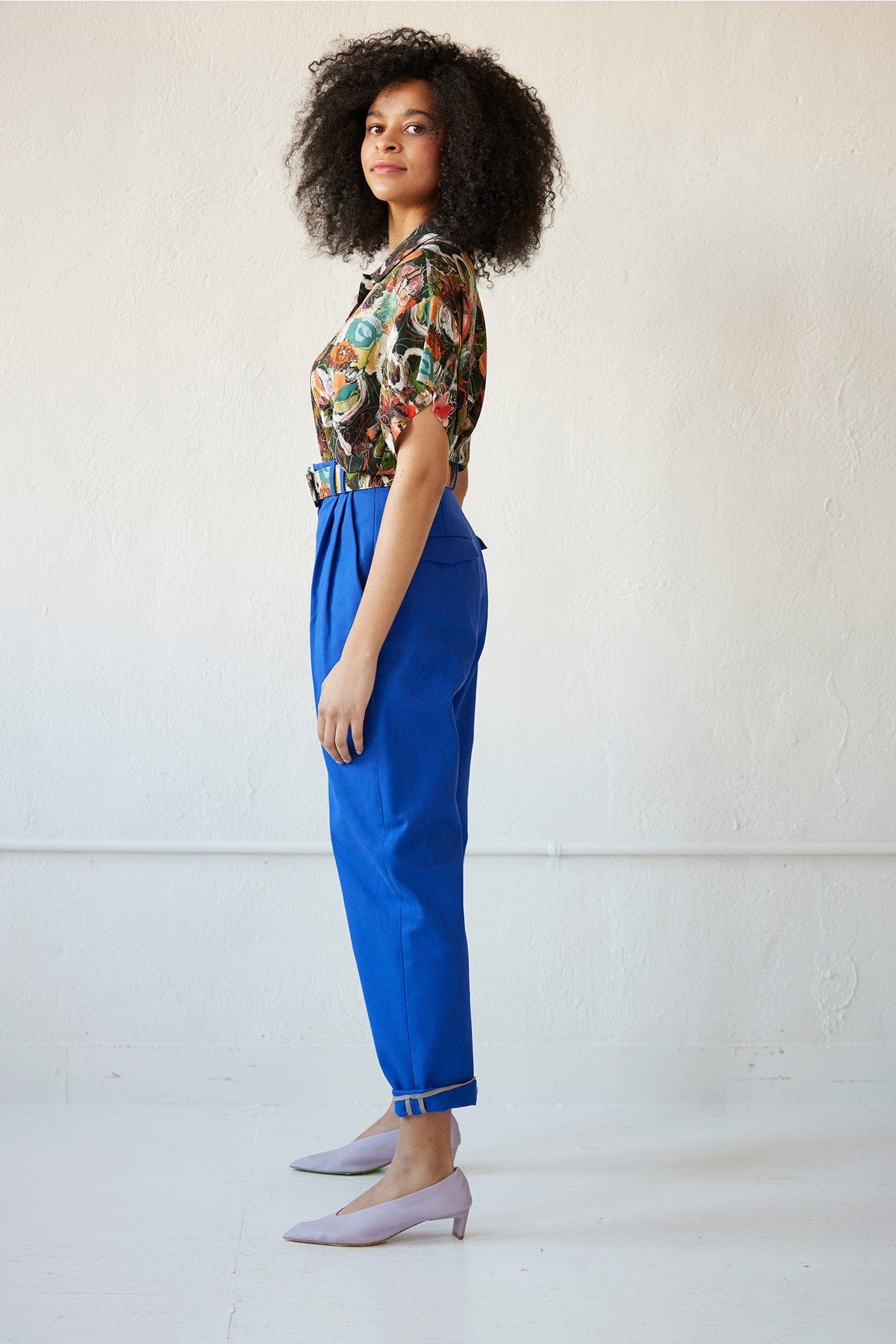 Sophia Pant in Cotton Twill Pants CHRISTINE ALCALAY