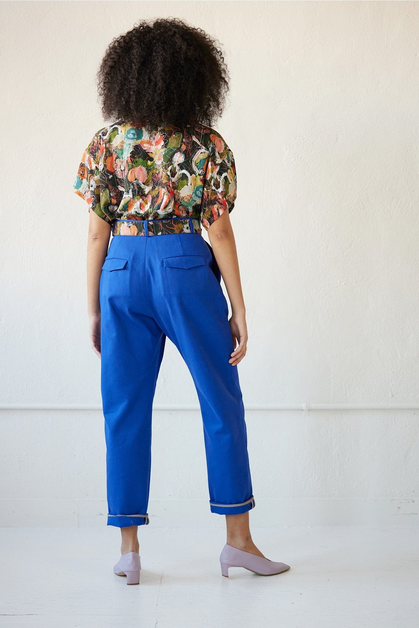 Sophia Pant in Cotton Twill Pants CHRISTINE ALCALAY