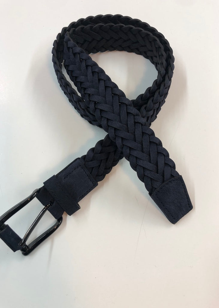 Braided Nubuck Belt, Belts from Leyva in  