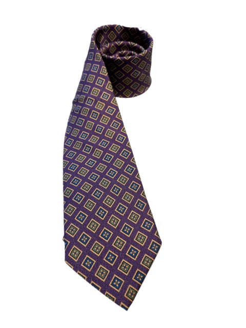 Kent Tie Ties & Pocket Squares Trumbull Rhodes Purple  