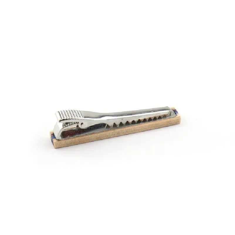Blue Recycled Skateboard Tie Clip Accessories Skate4create   