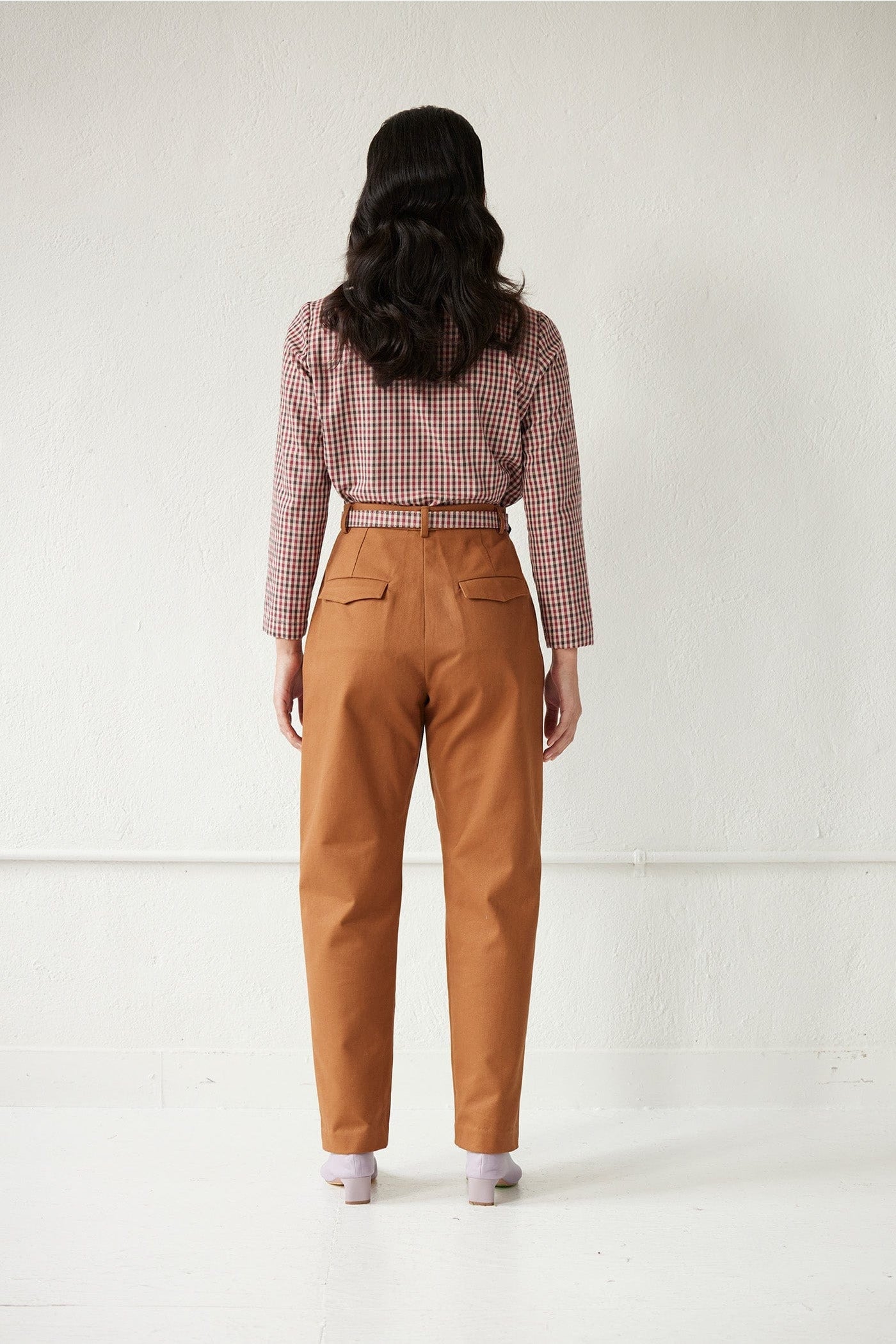 Sophia Pant in Cotton Twill Pants CHRISTINE ALCALAY