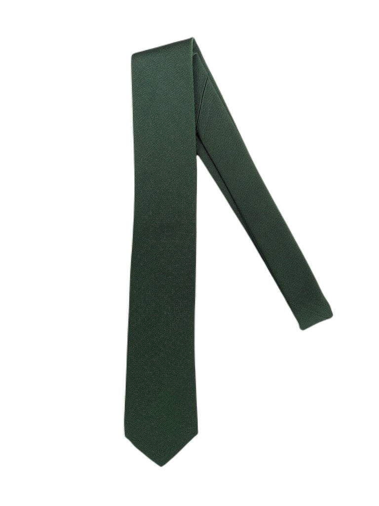 Solid Silk Tie, Ties from fig. in Hunter 