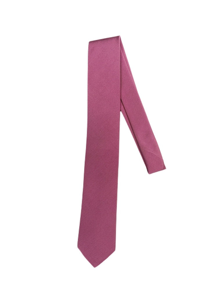 Solid Silk Tie Ties fig. Pink  