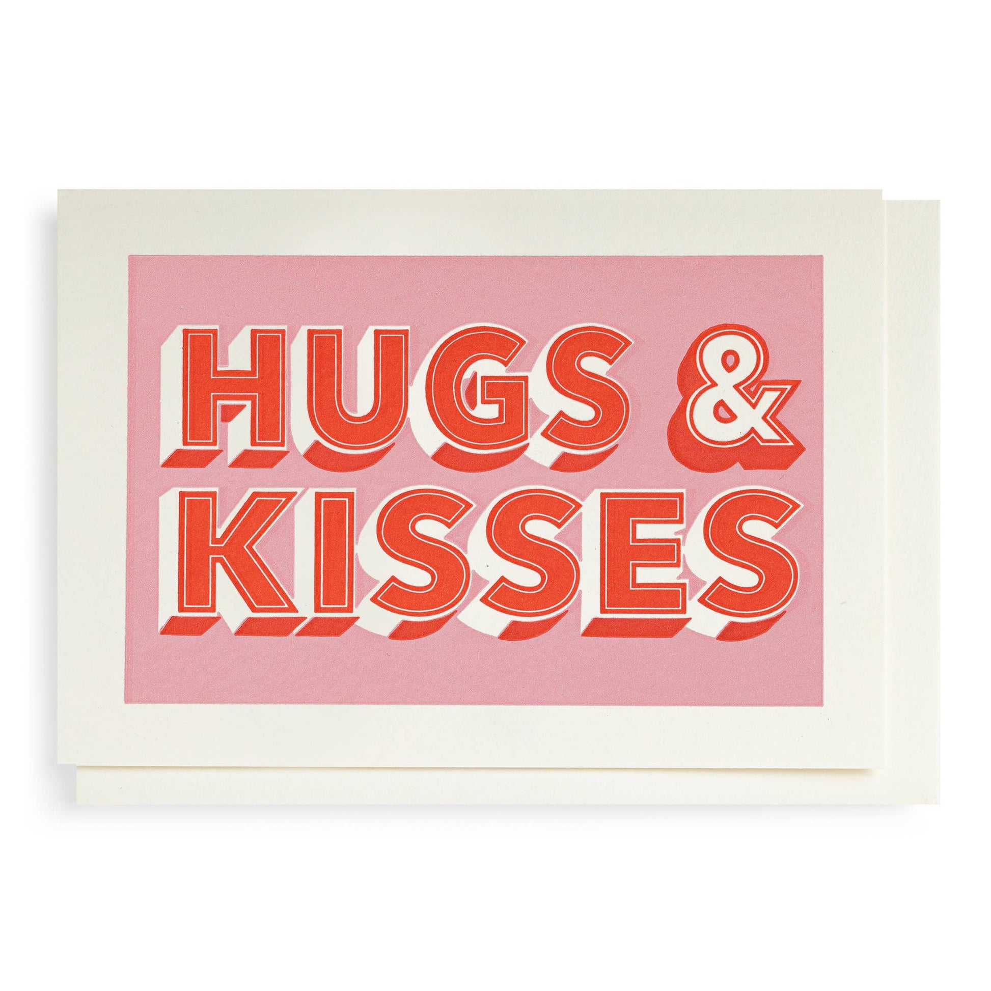 Hugs & Kisses Notelet Card  Archivist Gallery   