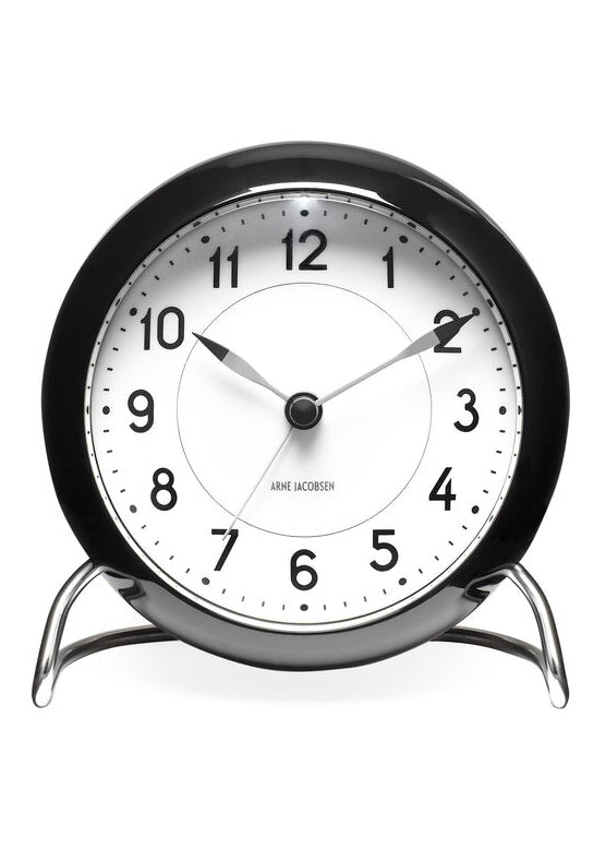 AJ Station Alarm Clock, Kitchen from Ameico in Black 