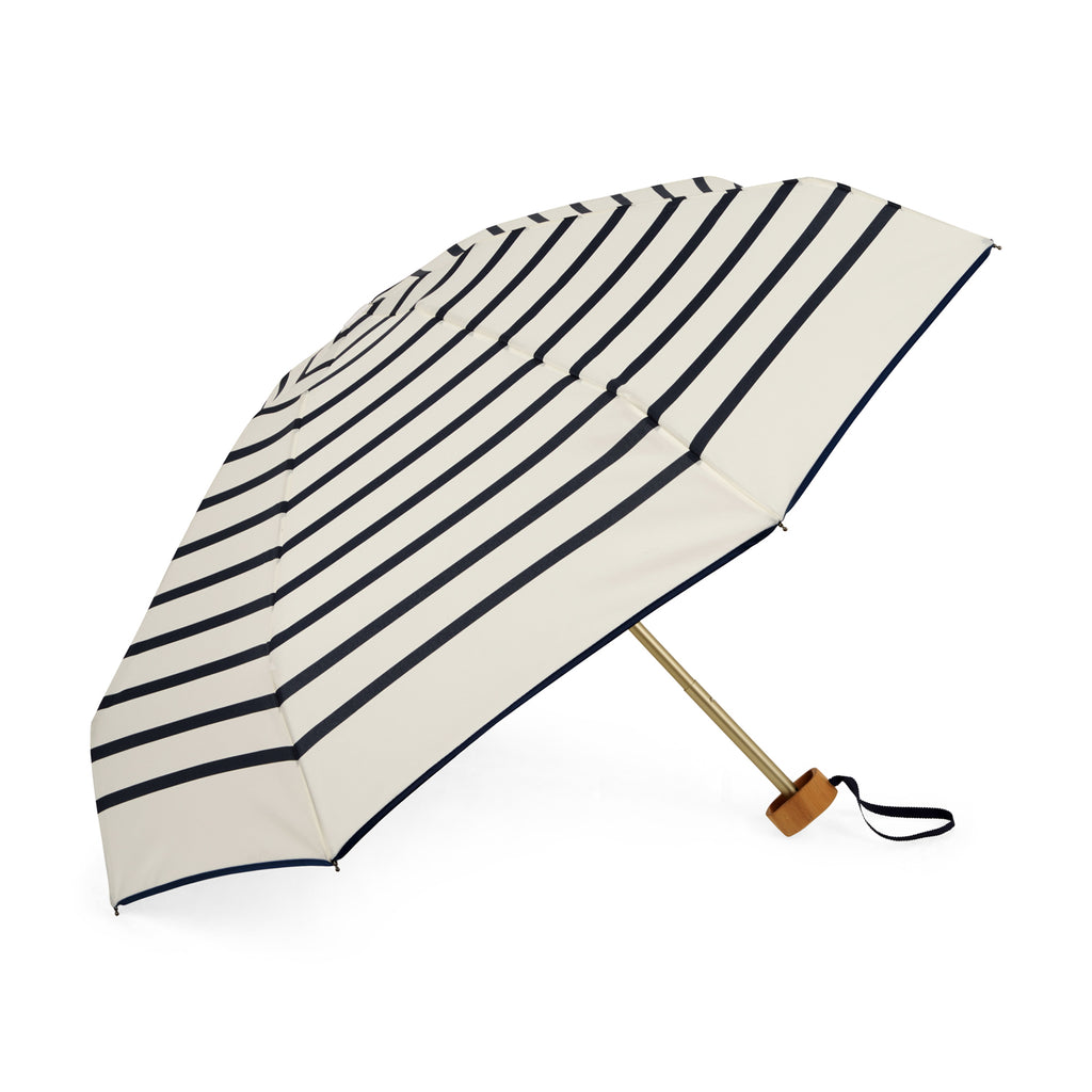 Stripe Micro Umbrella, Parasols & Rain Umbrellas from Anatole in Navy Stripes 