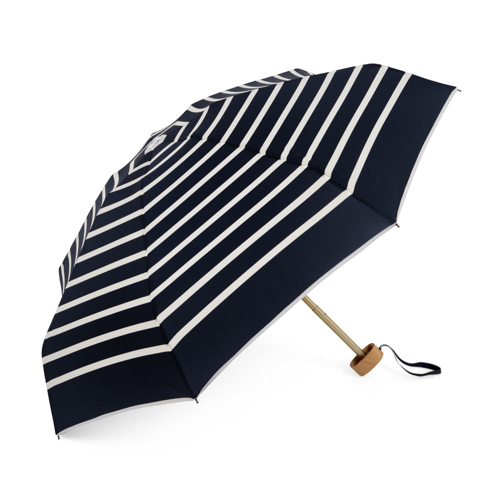 Stripe Micro Umbrella, Parasols & Rain Umbrellas from Anatole in White Stripes 