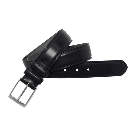 Leather Belt w/ Monochrome Stitching Belts LEYVA   