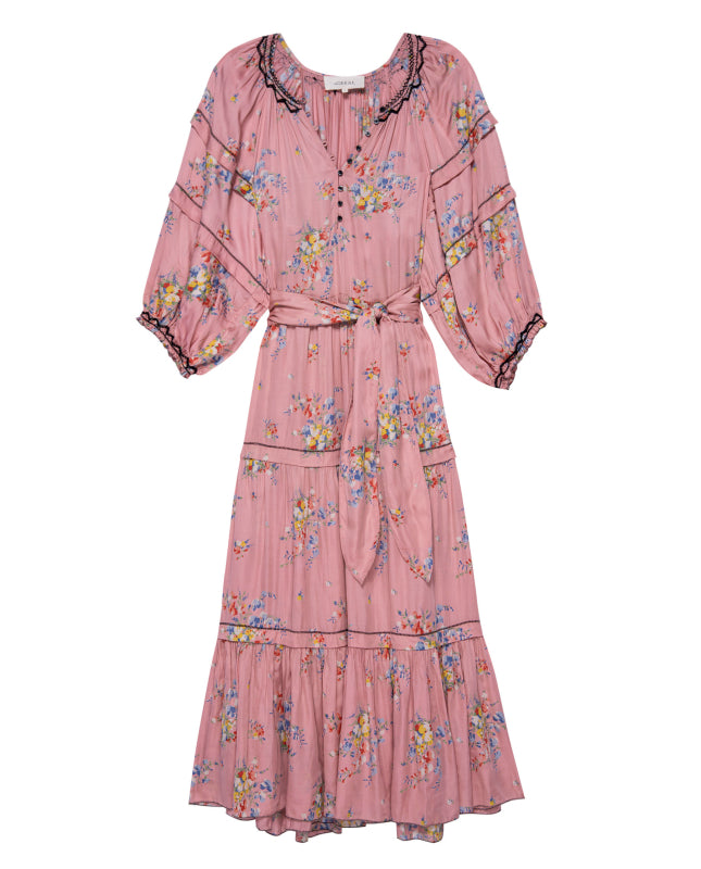 The Sachet Dress Dresses The Great. Cherry Blossom Floral 0 
