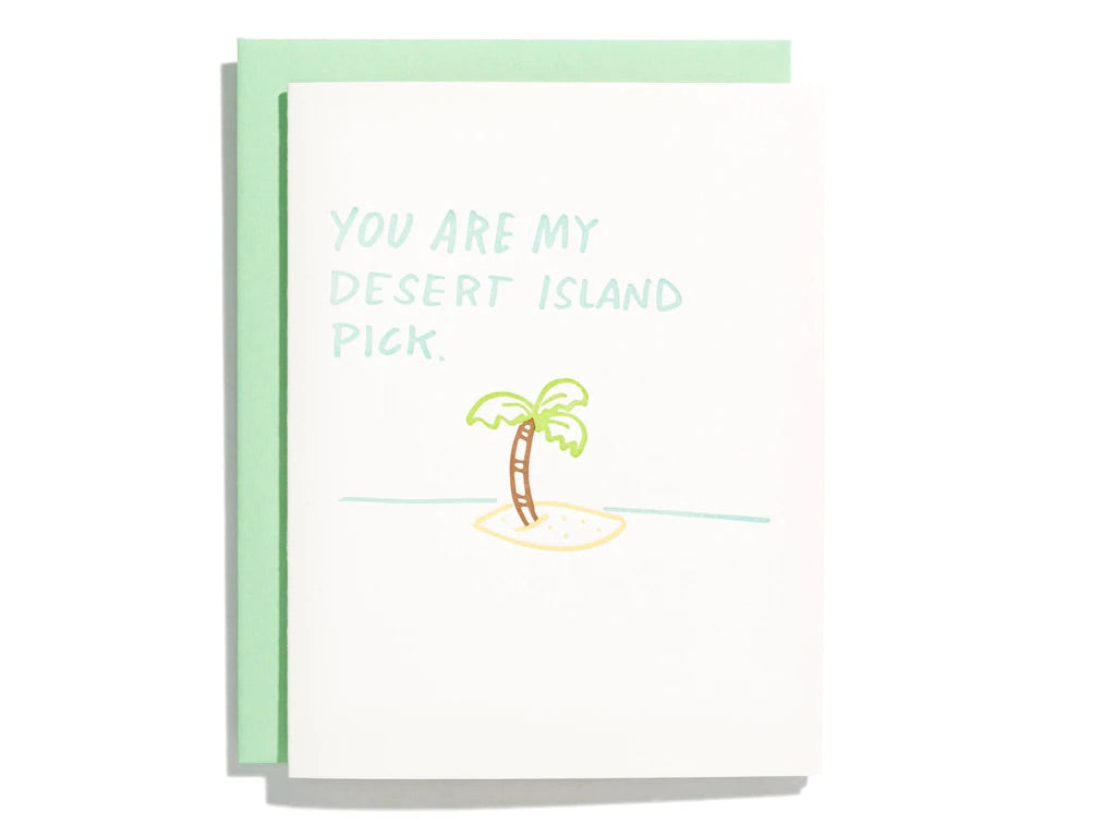 Greeting Cards, Cards from Shorthand Press in Desert Island Pick 