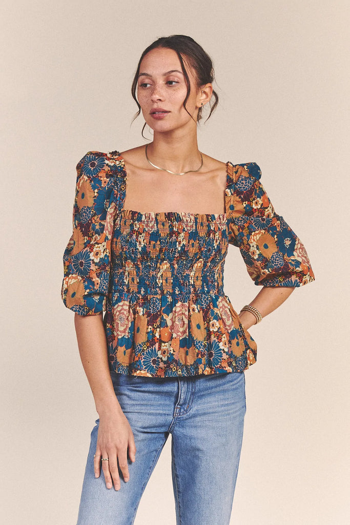 Alize Blouse, Blouses from Trovata in Ocaso Floral XS