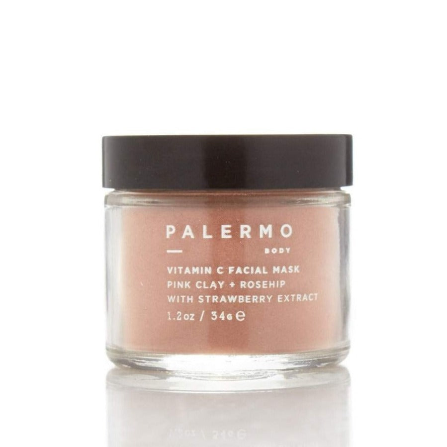 Vitamin C Mask Skincare Palermo Body Pink Clay + Rosehip  