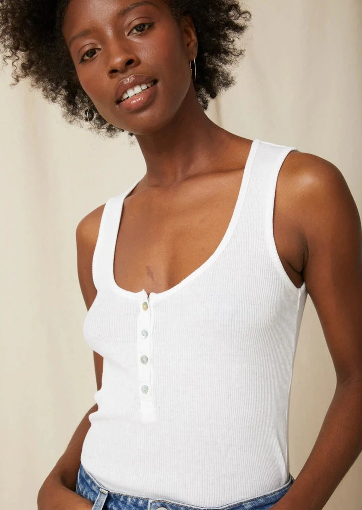Henley Tank, Tanks from AMO in WHITE XS