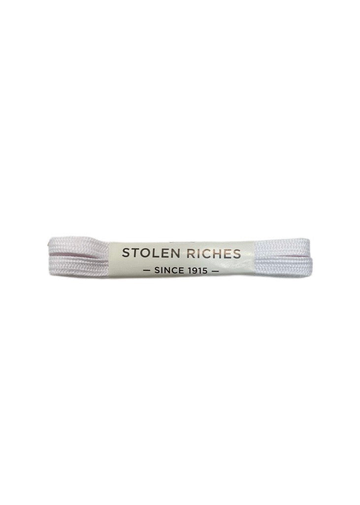 Sneaker Laces 45", Accessories from Stolen Riches in Woodland White 45