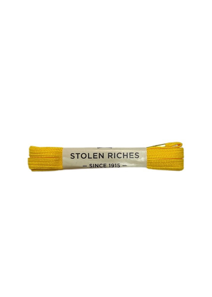 Sneaker Laces 45", Accessories from Stolen Riches in Huckleberry Yellow 45