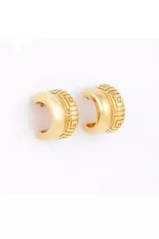 Olympia Hoop Earrings - 18K Vermeil Jewelry MM Druck   