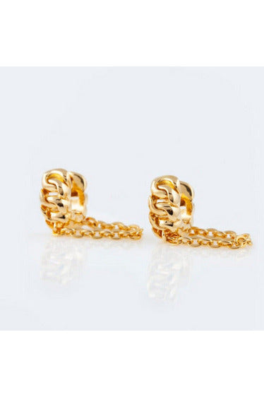 Vis a Vis Earrings - 18K Vermeil Jewelry MM Druck   