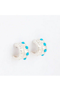 Zou Zou Turquoise Earrings - Sterling Silver Jewelry MM Druck   