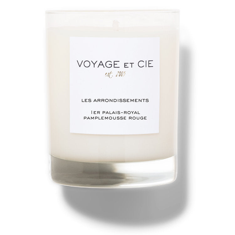 Highball Candle Candles Voyage et Cie Pamplemousse Rouge  