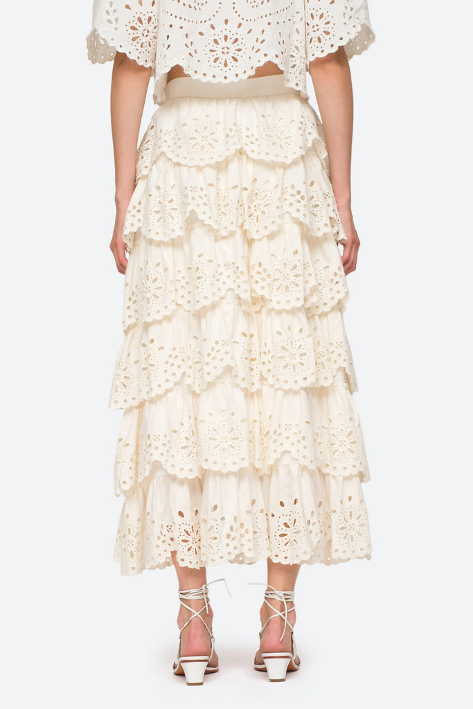 Tali Lace Tiered Skirt,  from Sea in  