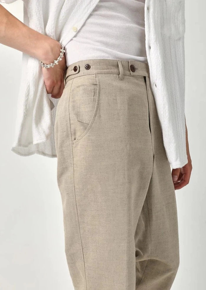 Linen Cotton Trouser