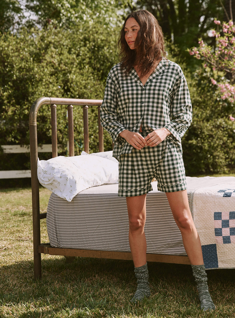 The Square Pajama Short, Sleepwear from The Great. in  