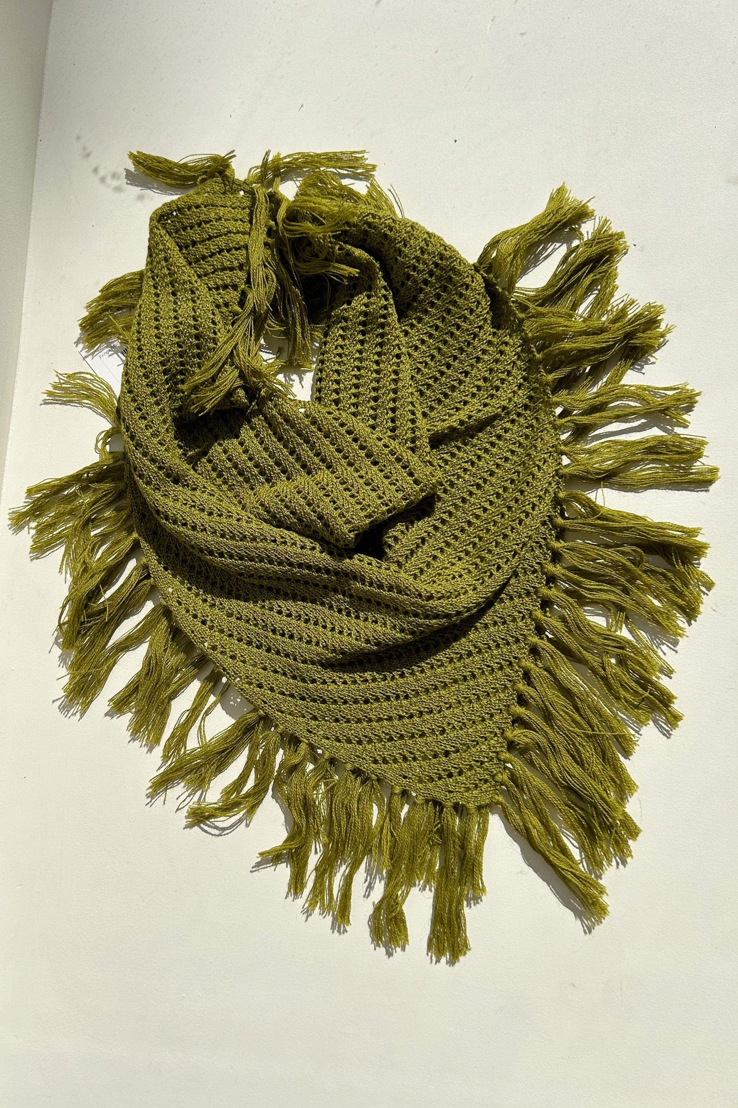 Fringe Scarf in Baby Alpaca Accessories CHRISTINE ALCALAY Field One Size 