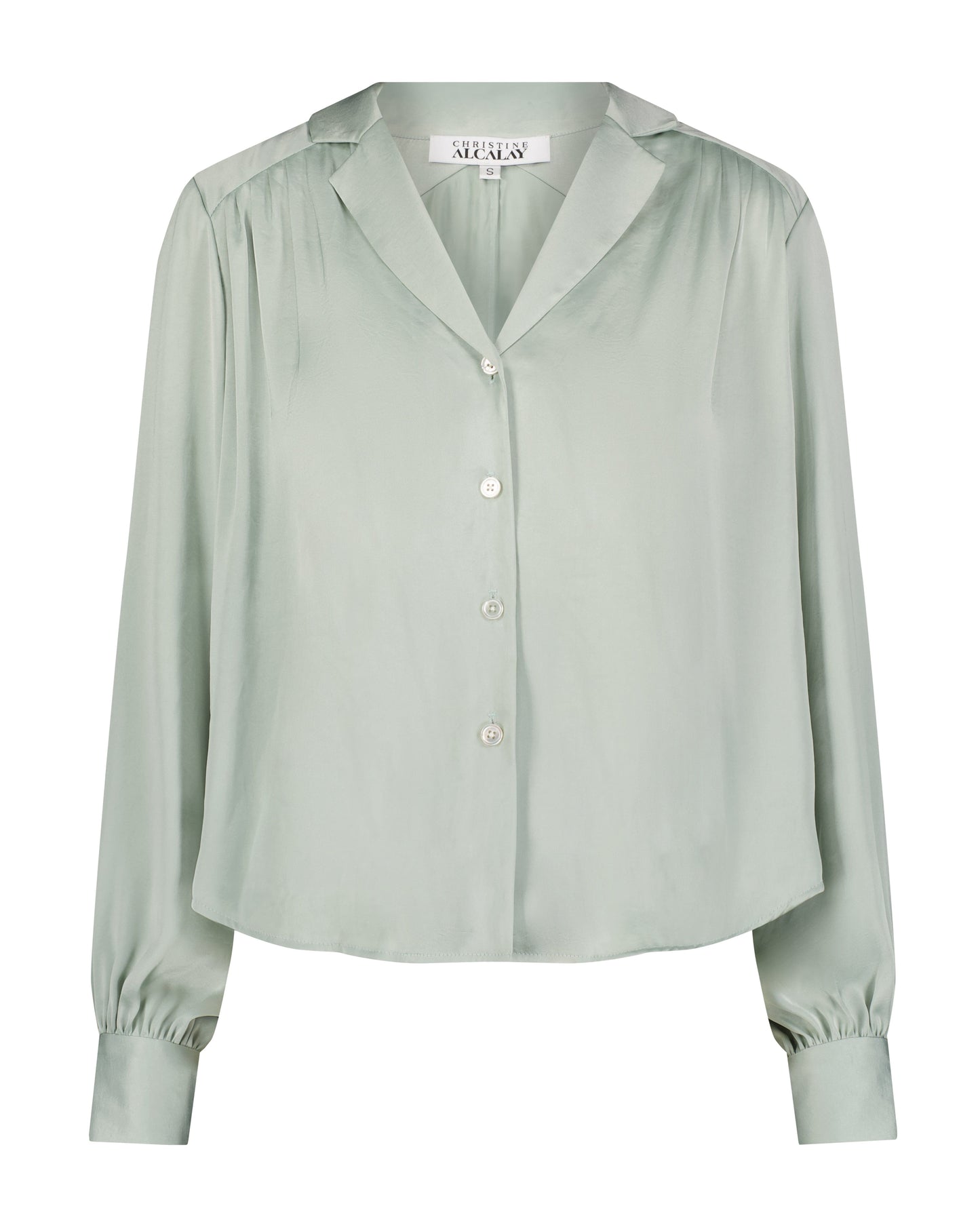 Rose Blouse in Japanese Charmeuse Blouses CHRISTINE ALCALAY   