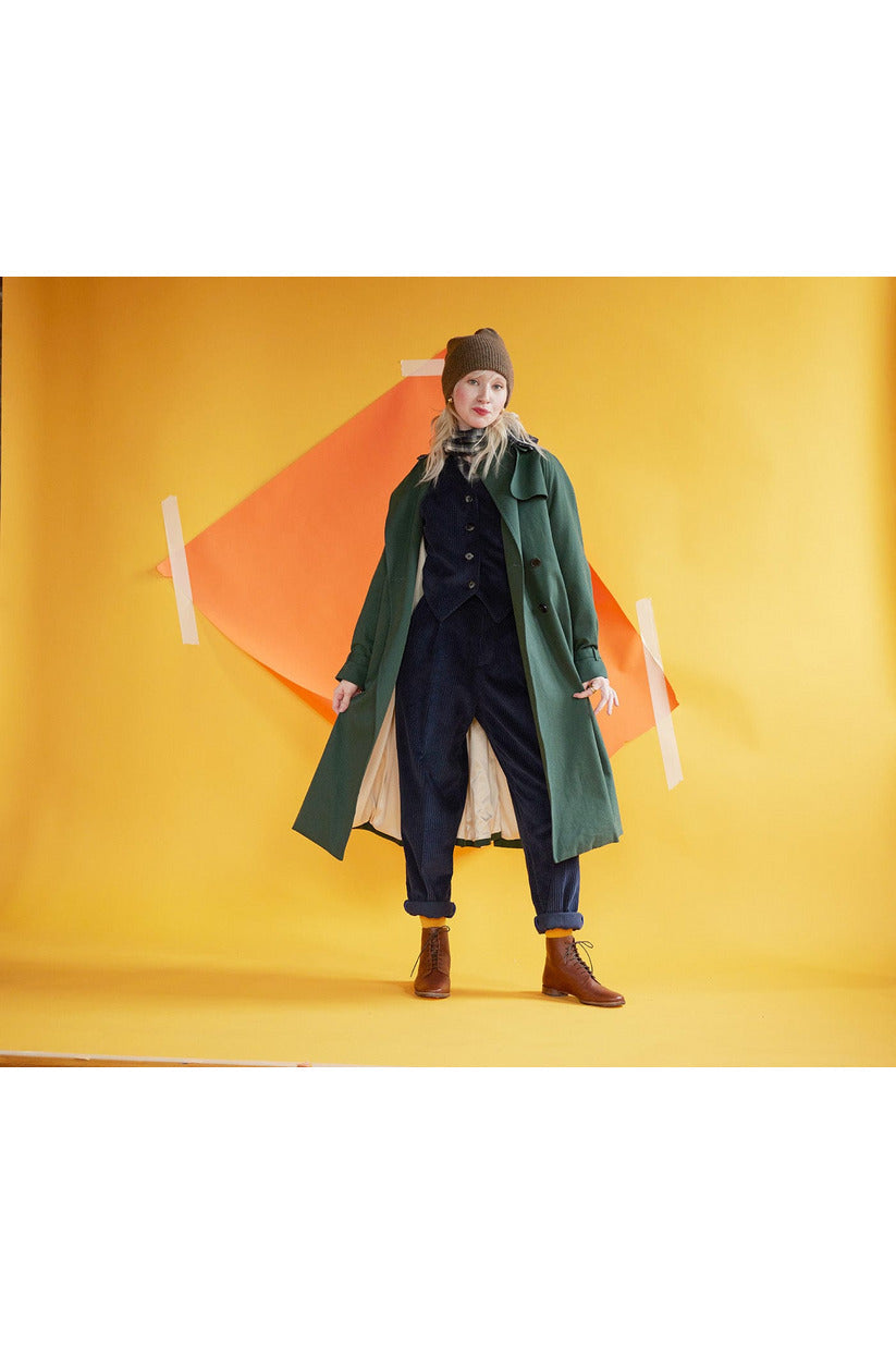 Regine Trench Coat in Cotton Twill Jackets & Outerwear CHRISTINE ALCALAY   