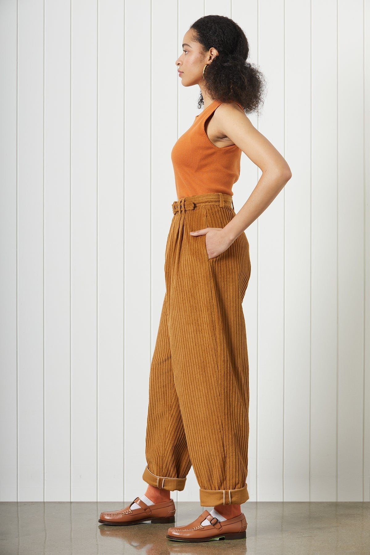 Marceaux Pant in Wide Corduroy Pants CHRISTINE ALCALAY   