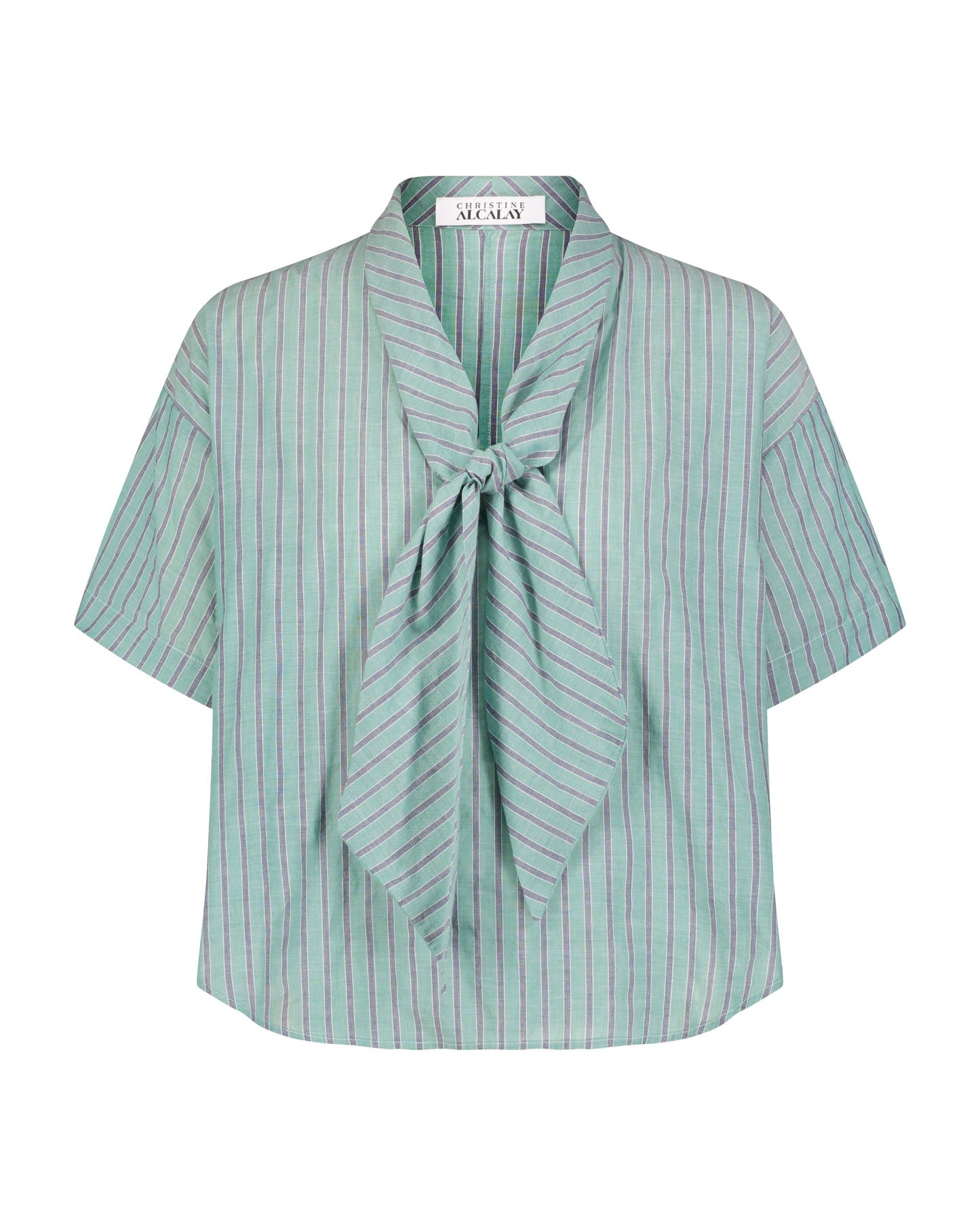 Betty Blouse in Striped Voile Tops CHRISTINE ALCALAY   