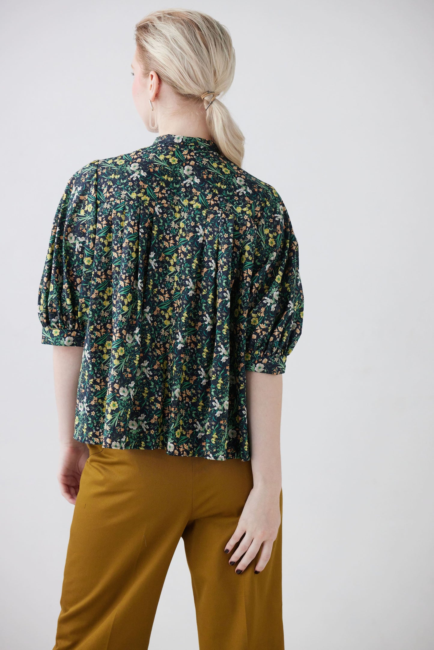 Livia Blouse in Floral Cotton Tops CHRISTINE ALCALAY   