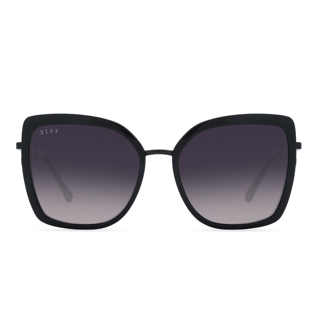 Clarisse Sunglasses, Sunglasses from Diff Eyewear in Black Grey 