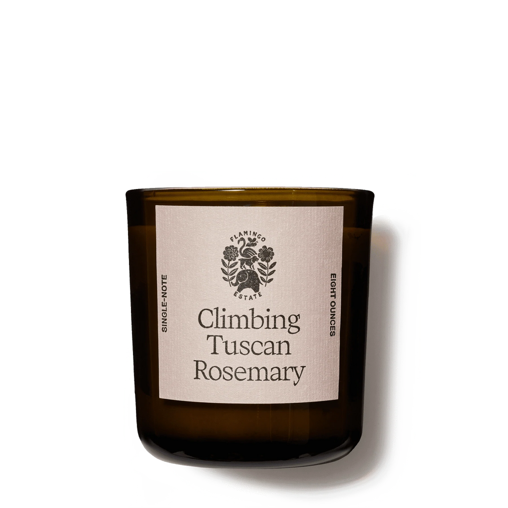 Climbing Tuscan Rosemary Candle, Candles from Flamingo Estate in  