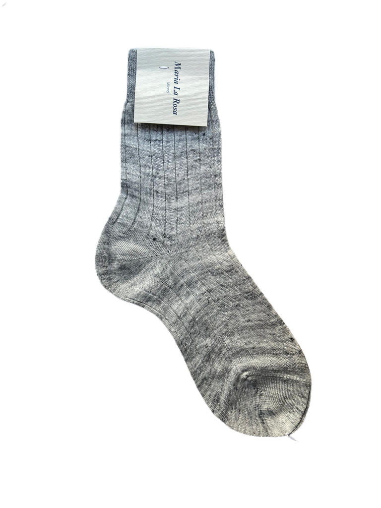 Linen  Socks, Socks from Maria La Rosa in Perla 