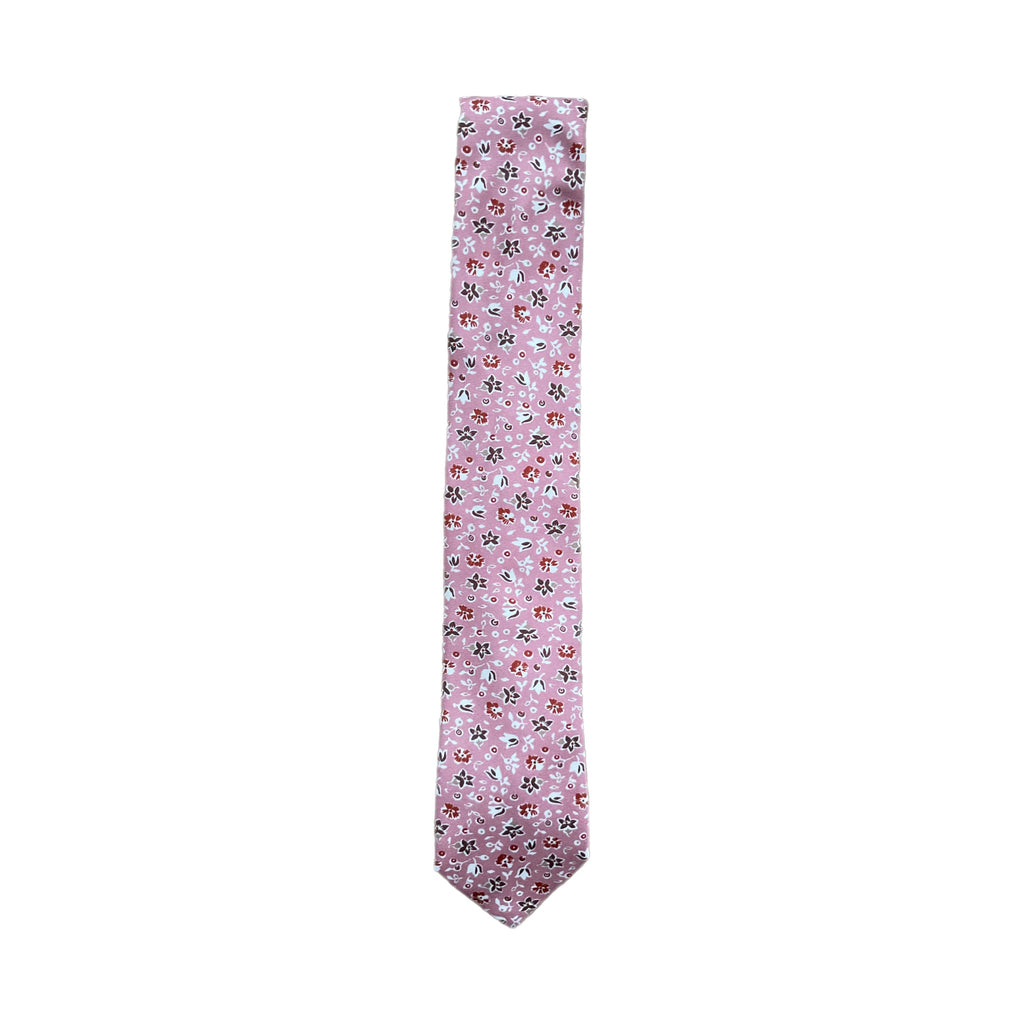 Neck Tie Ties fig. Pink Floral  