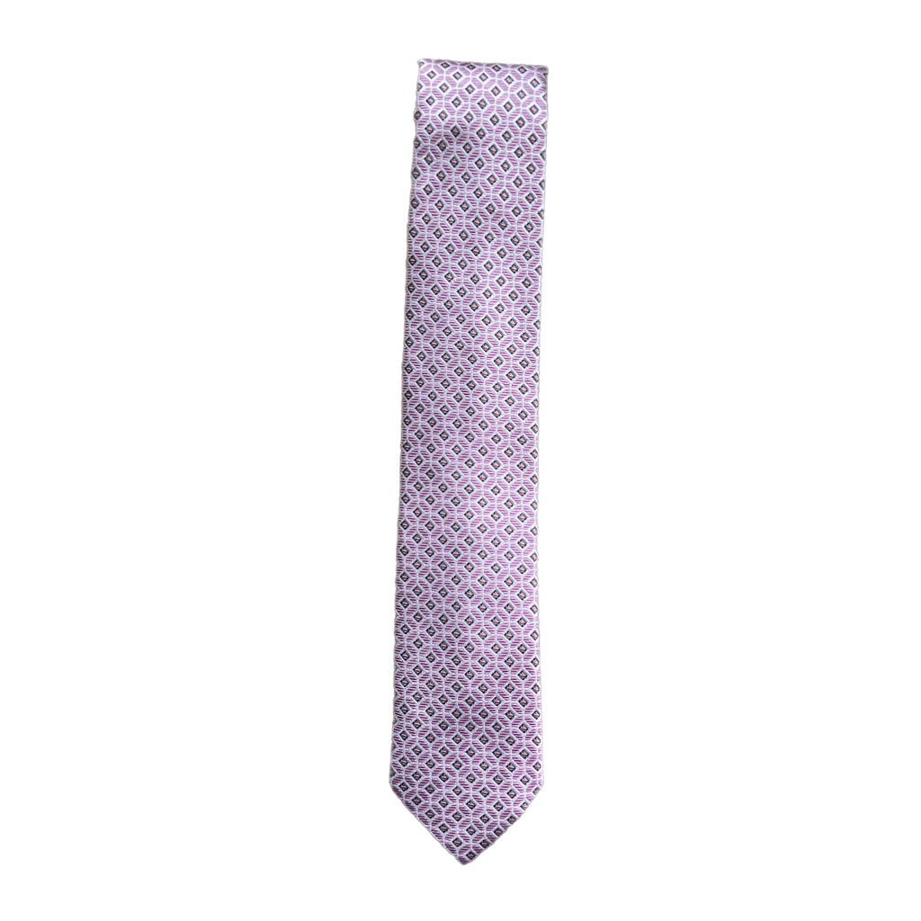 Neck Tie, Ties from fig. in Geo Pink 