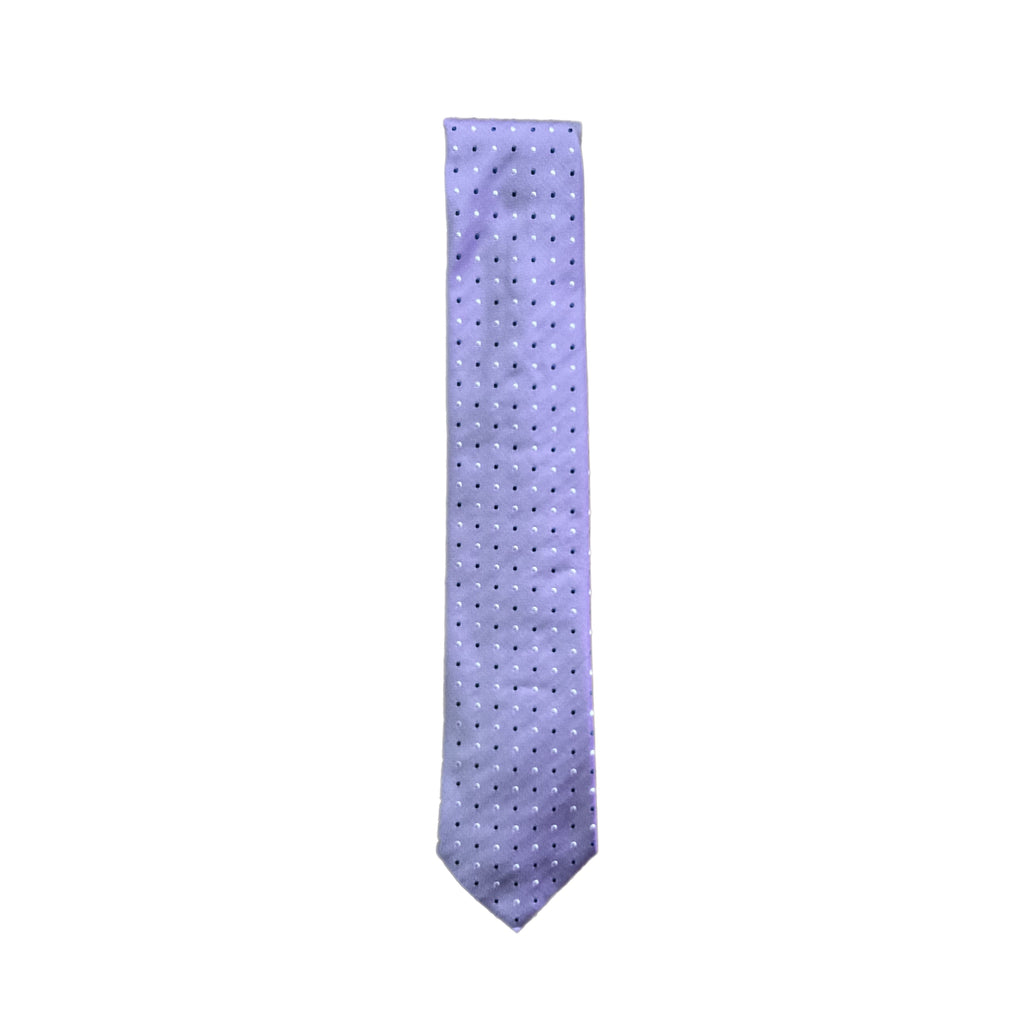 Neck Tie Ties fig. Lavendar w/ Small Dots  