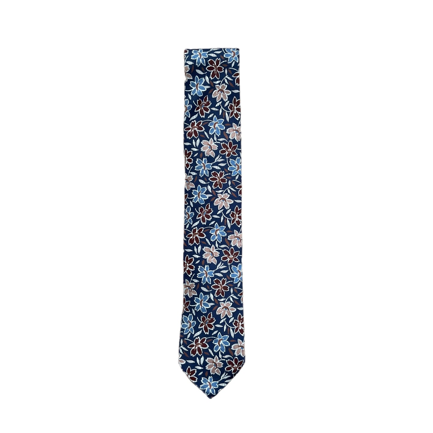 Neck Tie Ties fig. Blue Big Floral  