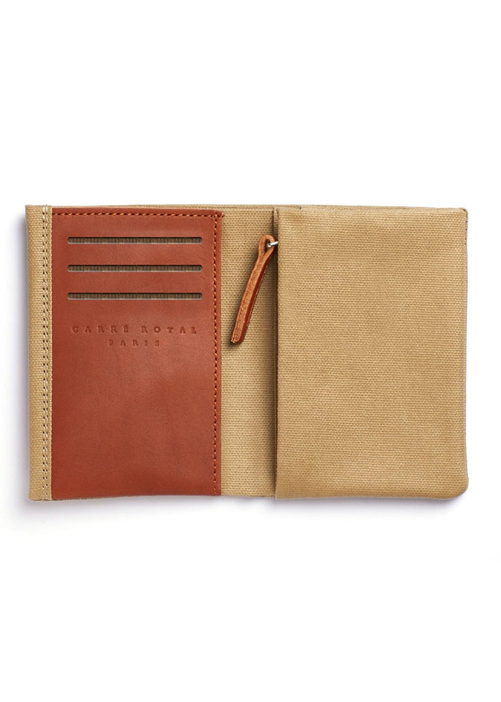 Canvas Wallet Small Leather Goods Carre Royal   