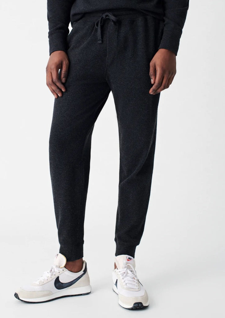 Legend Sweatpant, Sweatpants from Faherty in Heather Black Twill S