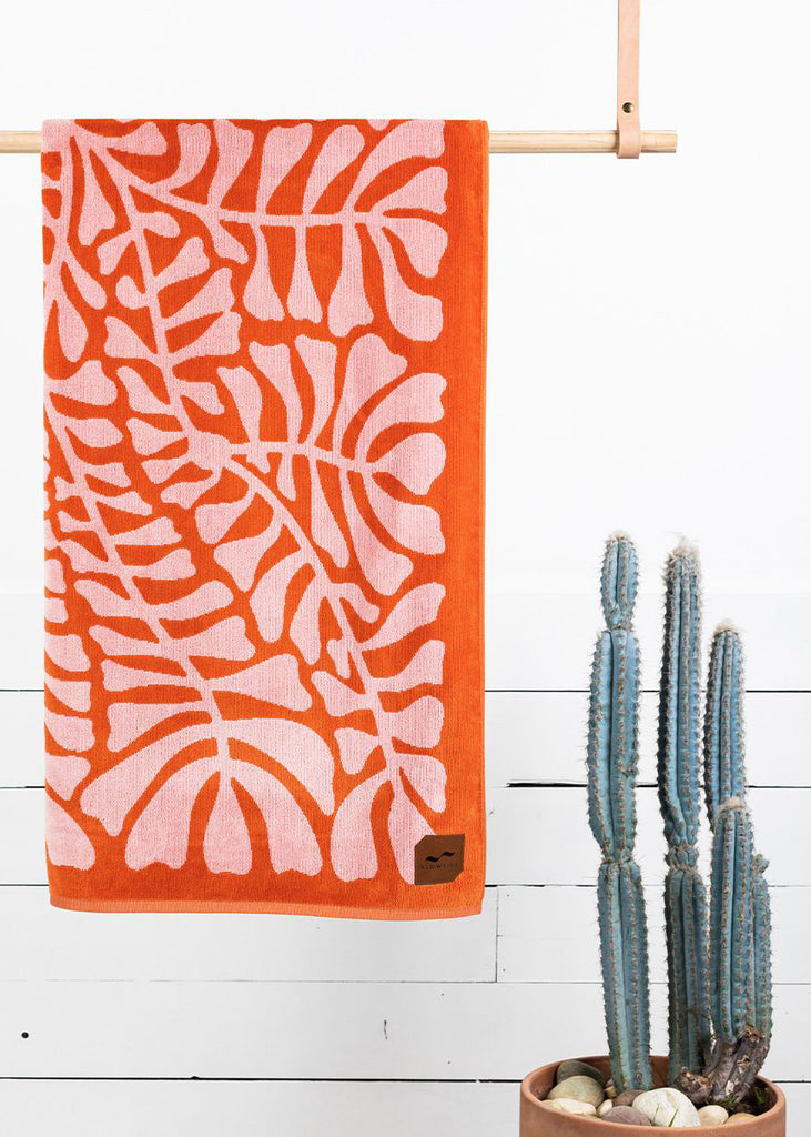 Hapa Towel, Towels from SlowTide in Red 